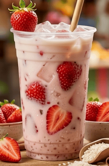 Horchata con Fresa De la Casa